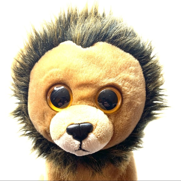 Ty Beanie Baby, Velvety Louie the Lion, Collectible Stuffed Animal plush. - Picture 2 of 7